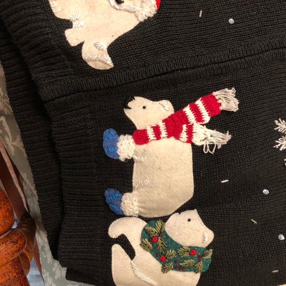 Black Christmas Sweater. New no tags. - Picture 2 of 6